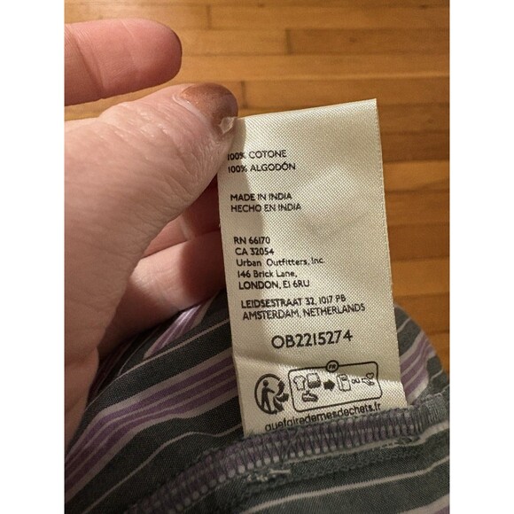 Pilcro Anthropologie Size XS Swing Blouse Striped - Picture 6 of 6